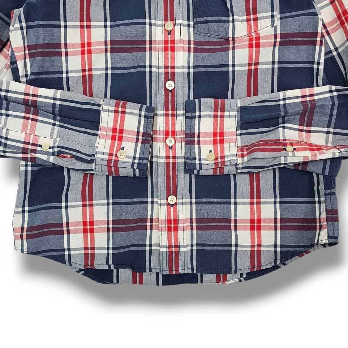 L Abercrombie 아베크롬비 머슬핏 체크셔츠 상품이미지3