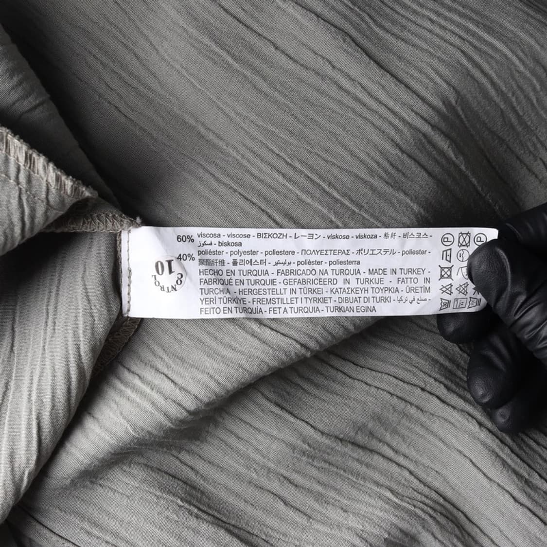 자라 비스코스 링클 셔츠 롱 원피스 M 상품이미지8