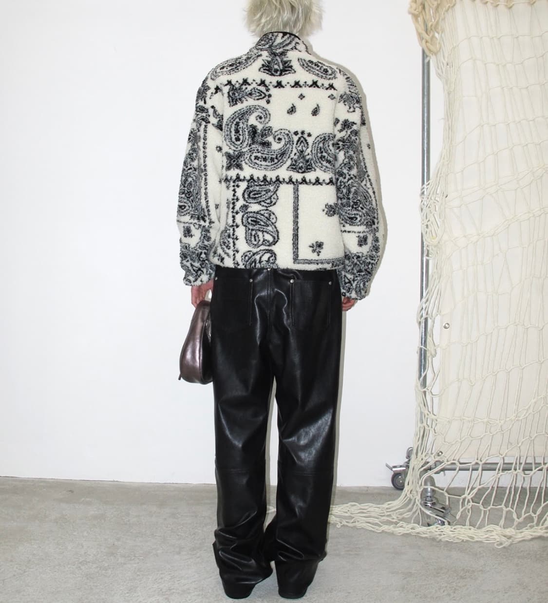 썬번프로젝트 페이즐리 플리스 아이보이 상품이미지2