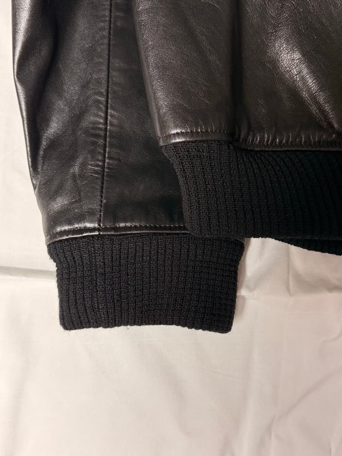 [M] 요지 야마모토 “Go Yohji Go!” 레더 봄버 자켓 상품이미지4