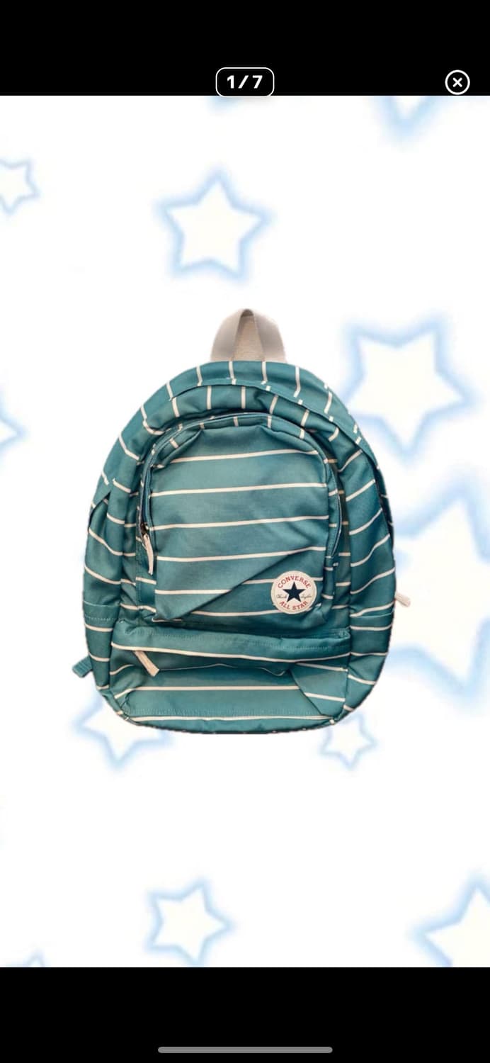 빈티지 컨버스 스트라이프 백팩 상품이미지1