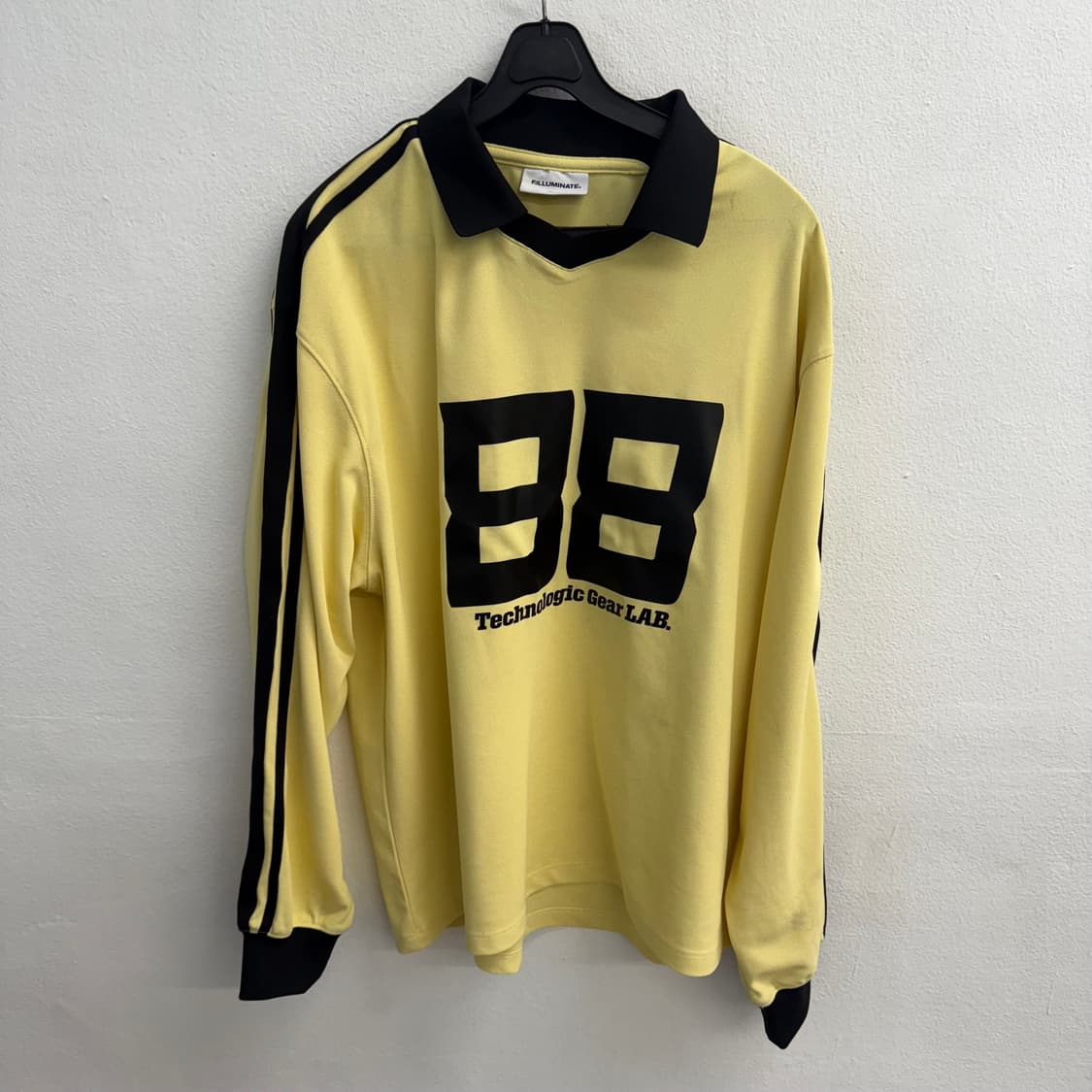 필루미네이트 옐로우 오버핏 롱슬리브 티셔츠 (S) 상품이미지1