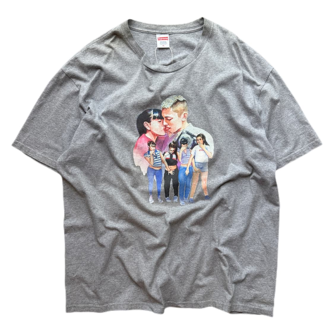 17ss 슈프림 키스 티셔츠 XL(2XL) 상품이미지1