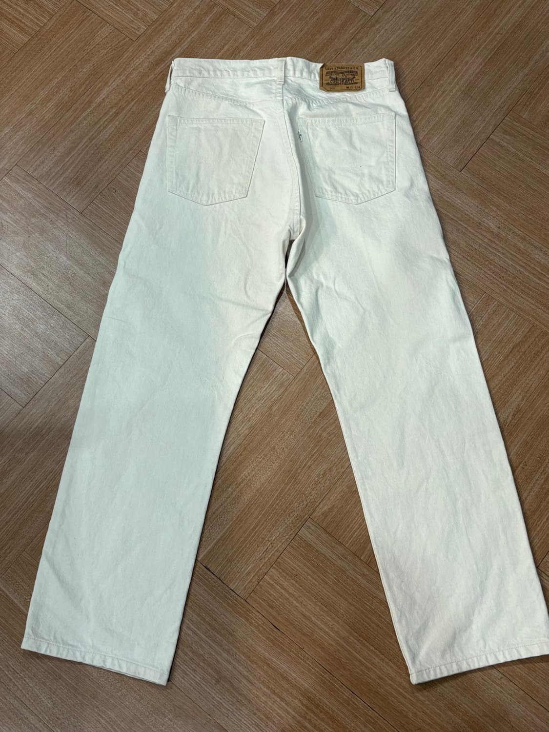 [33] 리바이스 509 화이트 스트레이트 진 일본 상품이미지1