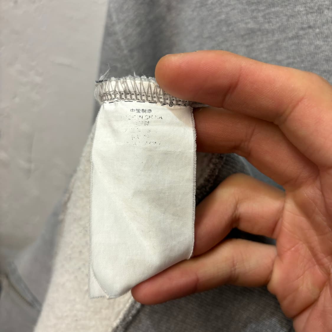 반스 안티 히어로 빅 로고 그레이 후드집업 M 상품이미지8