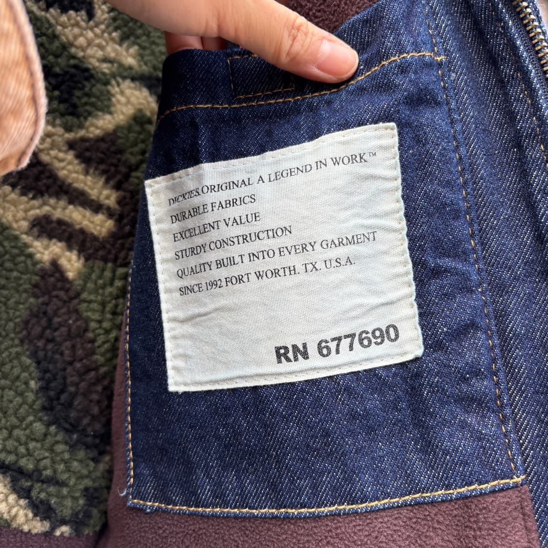 Dickies 디키즈 데님 초어자켓 워크자켓 상품이미지7