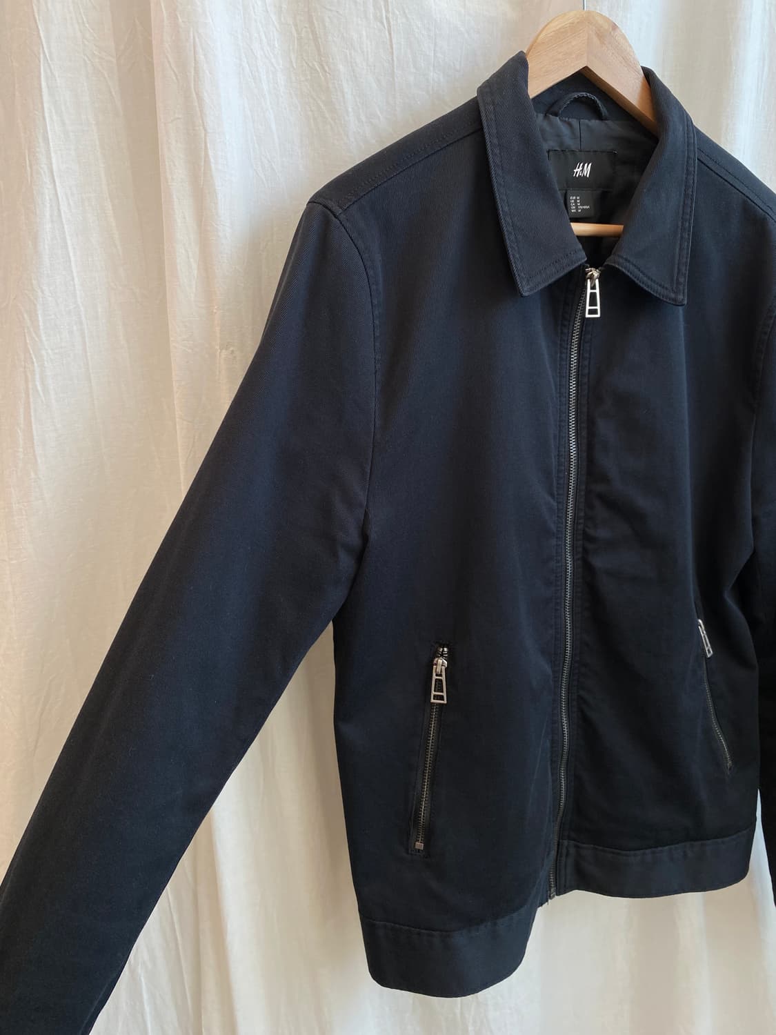 H&M 블랙 집업자켓(MEN M) 상품이미지6