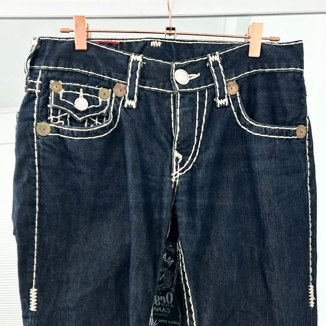 트루릴리전 월드투어 부츠컷 데님 팬츠 상품이미지8