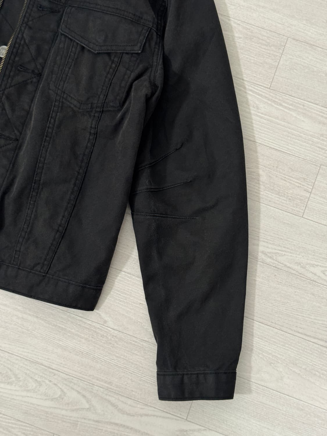 레어리티스 워시드 집 자켓 S 상품이미지6