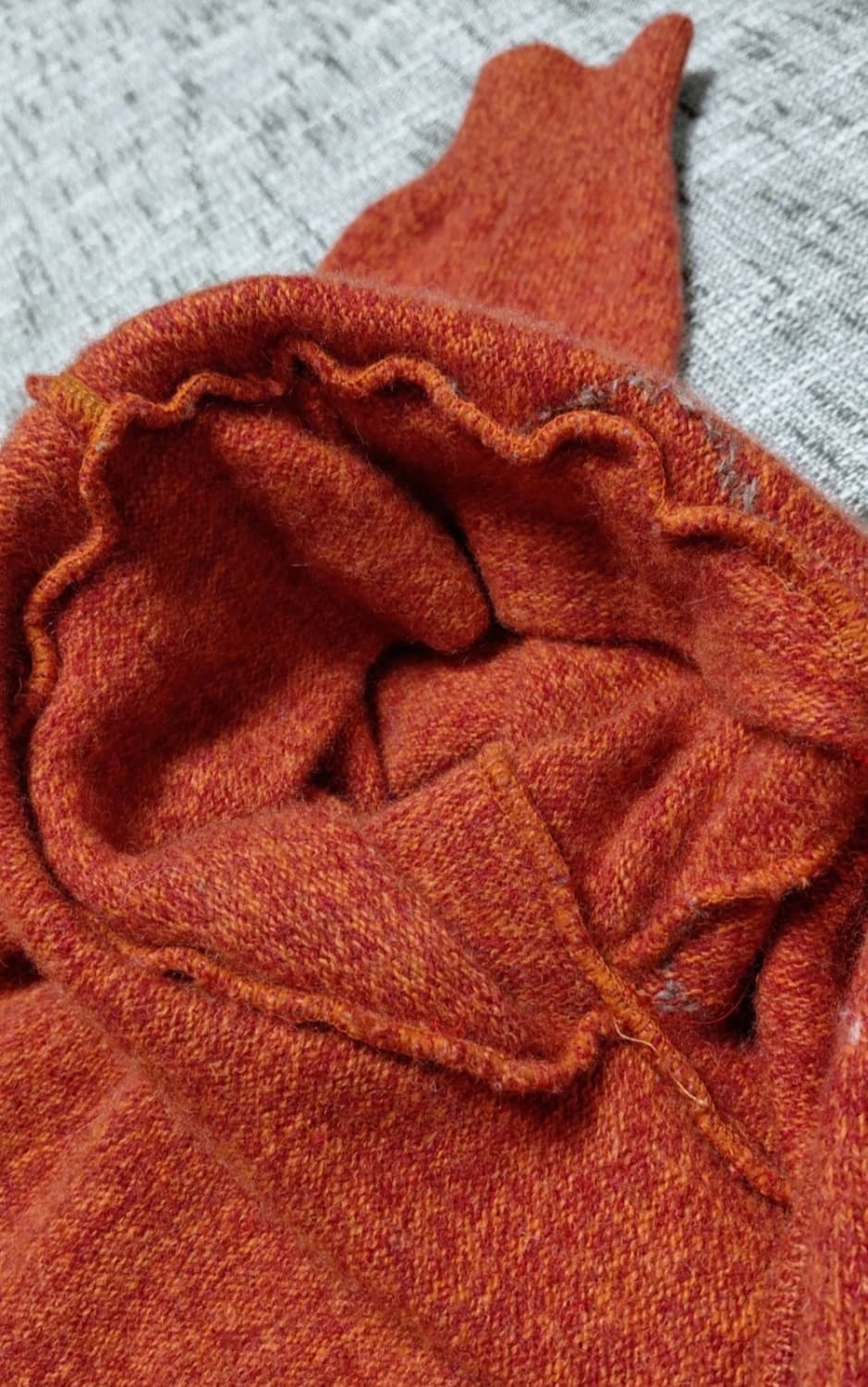 Wilkes Bashford 남성 아가일 니트 집업 M 상품이미지6