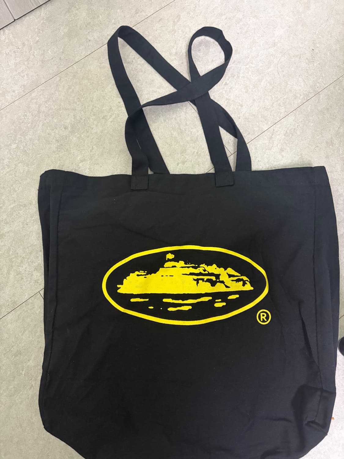 코르테이즈 토트백 옐로 상품이미지1