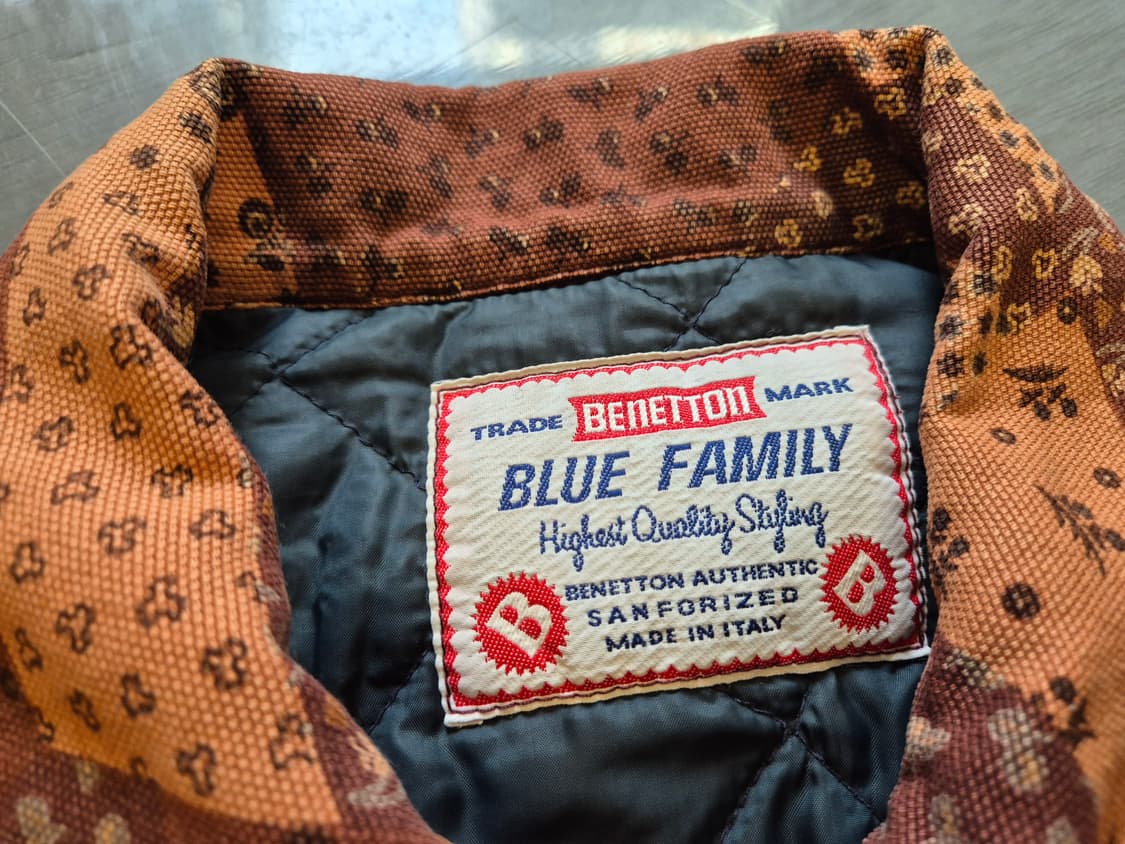 90s 베네통 블루패밀리 3세대 자켓 상품이미지7