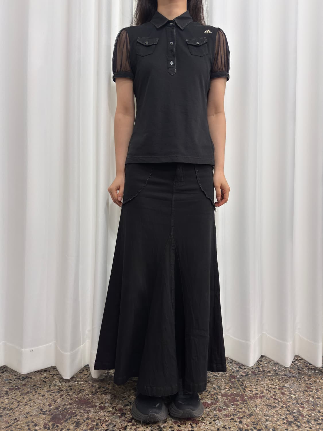 canday cotton long skirt 상품이미지2