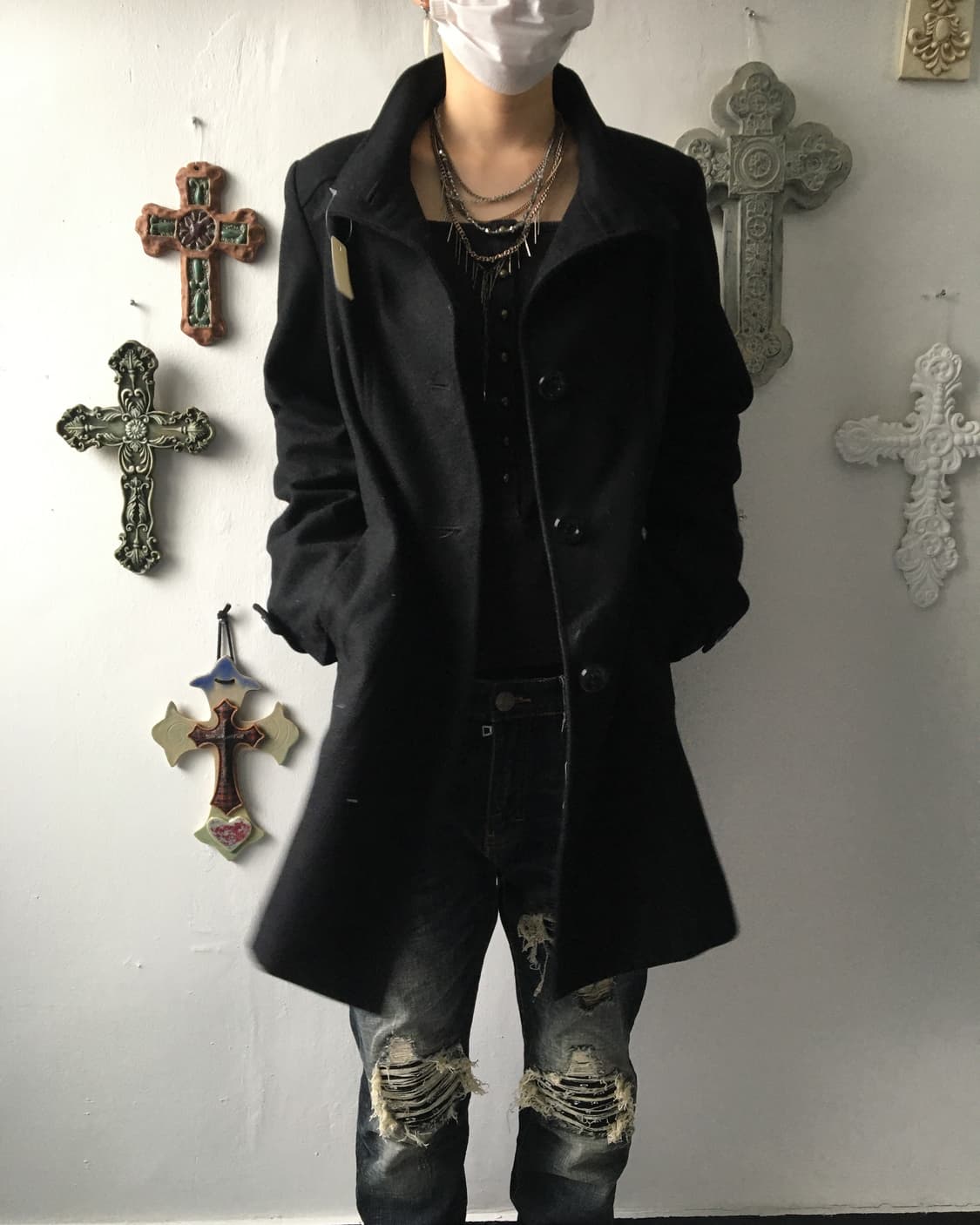 High neck coat 상품이미지7