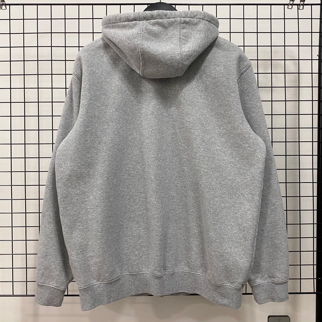 칼하트 루즈핏 미드웨이트 후드집업 헤더그레이 상품이미지2