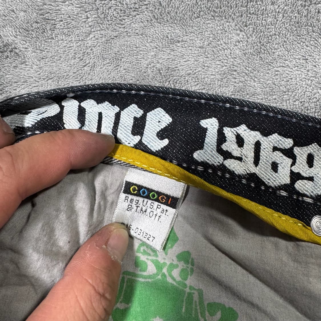 COOGI 쿠지 호주 엉덩이자수 데님팬츠 상품이미지10