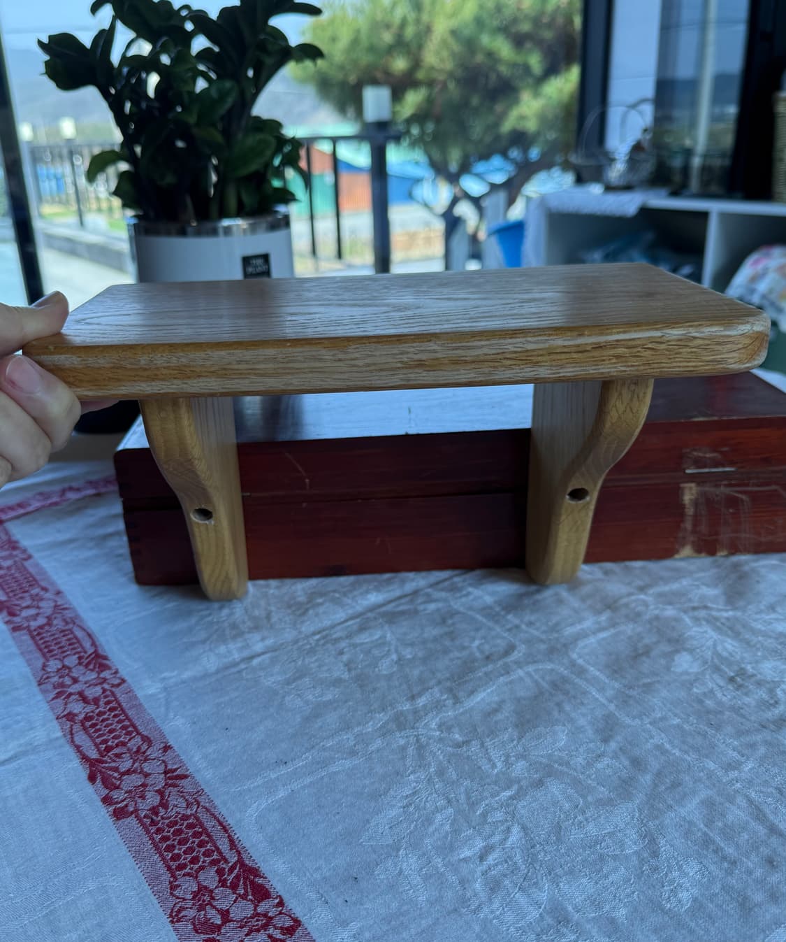 영국 빈티지 우드 벽선반 / 미니 선반 상품이미지1