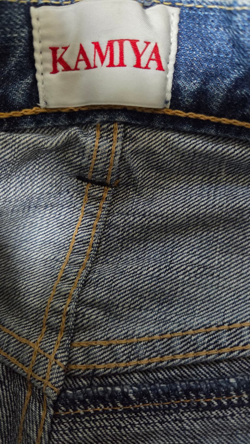 카미야 x 풀카운트 스위칭 데님 팬츠 인디고 M사이즈 상품이미지6