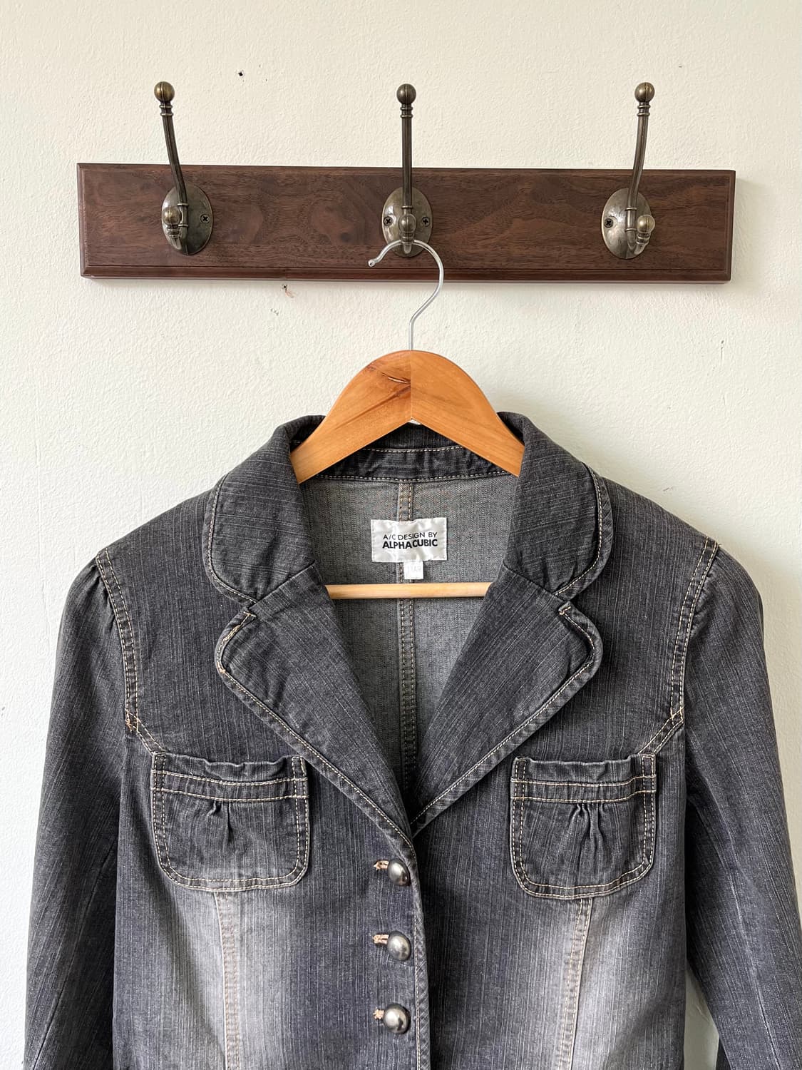 ALPHACUBIC 나폴레옹 데님 자켓 상품이미지2