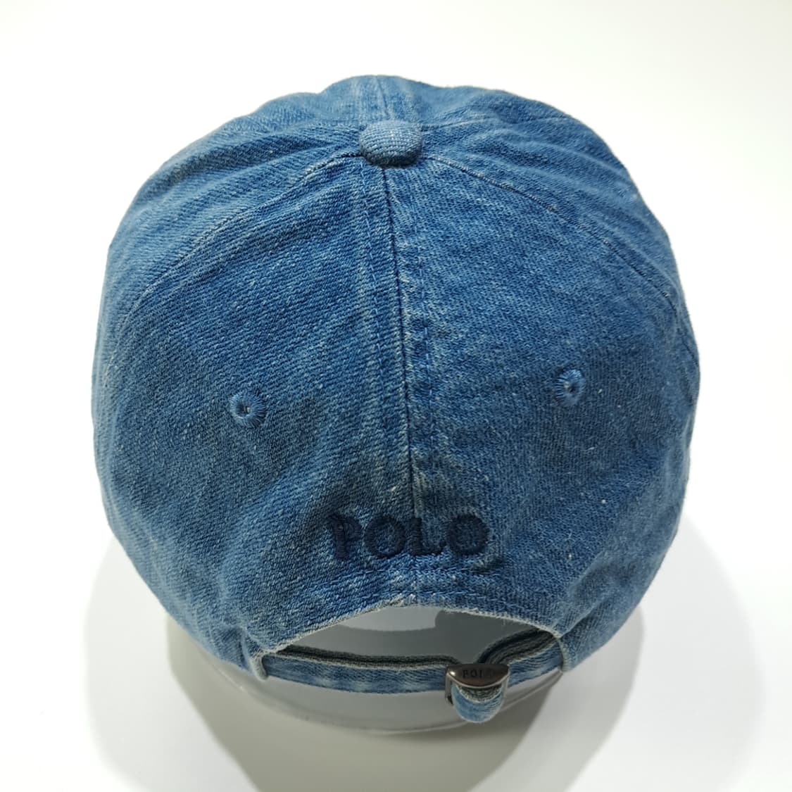CL561 폴로 데님 다크네이비 자수 인디고 볼캡 모자 상품이미지5