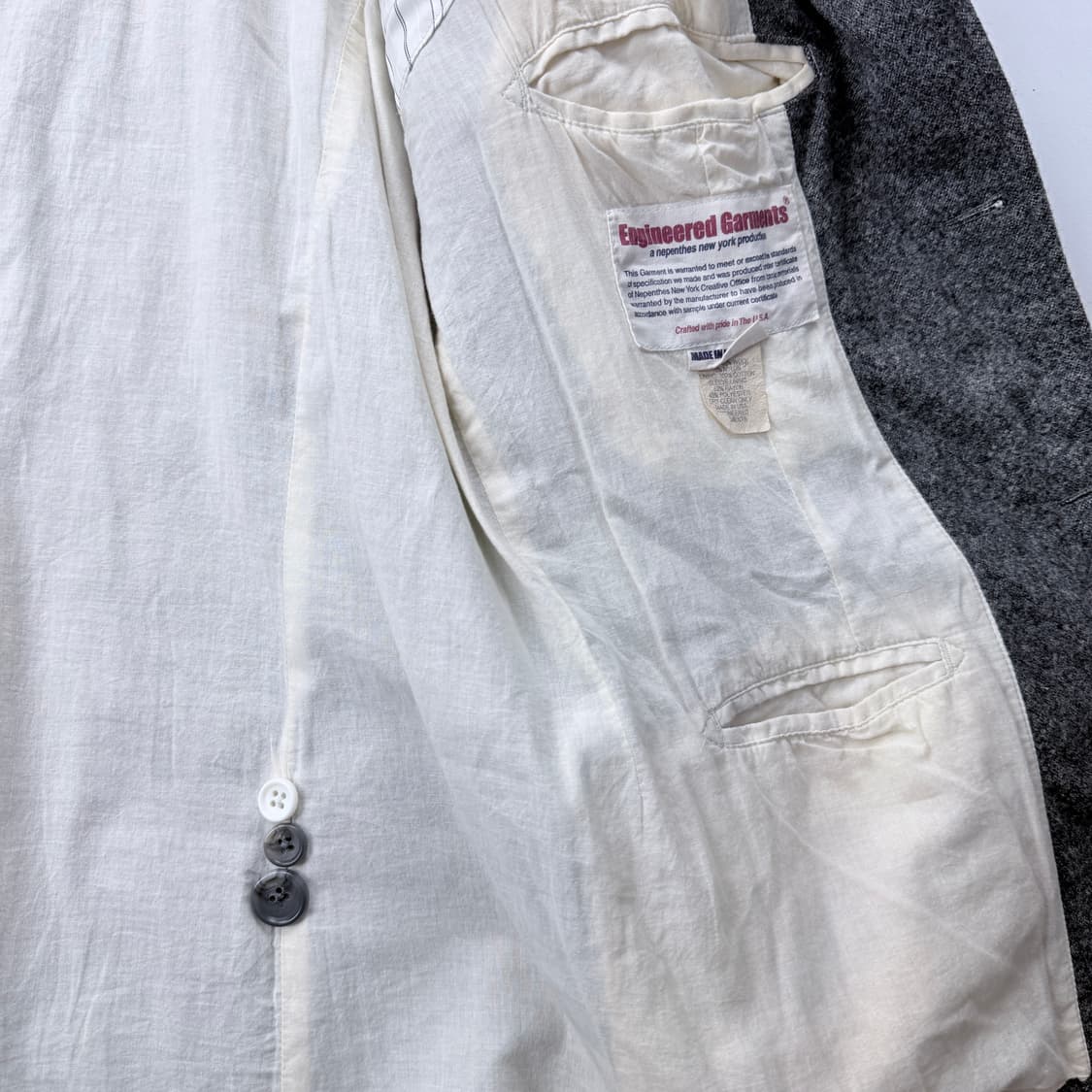 엔지니어드가먼츠 앤도버 울자켓 상품이미지4