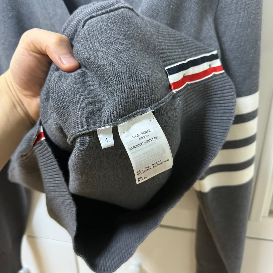 톰브라운 사선완장 밀라노스티치 가디건
4사이즈  상품이미지5