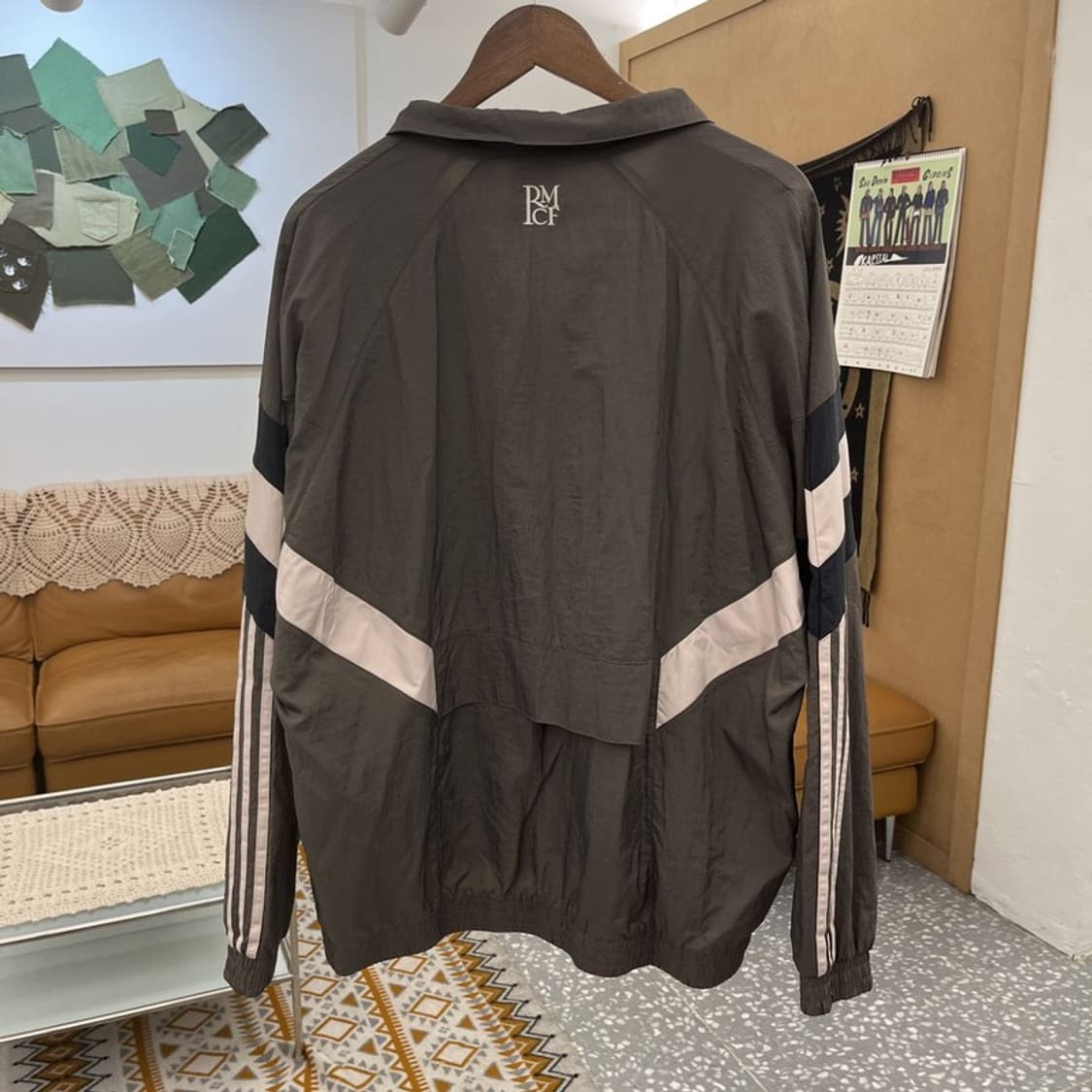 아디다스 레알마드리드 올드스쿨 빈티지 바람막이 자켓 XL C11186 상품이미지4