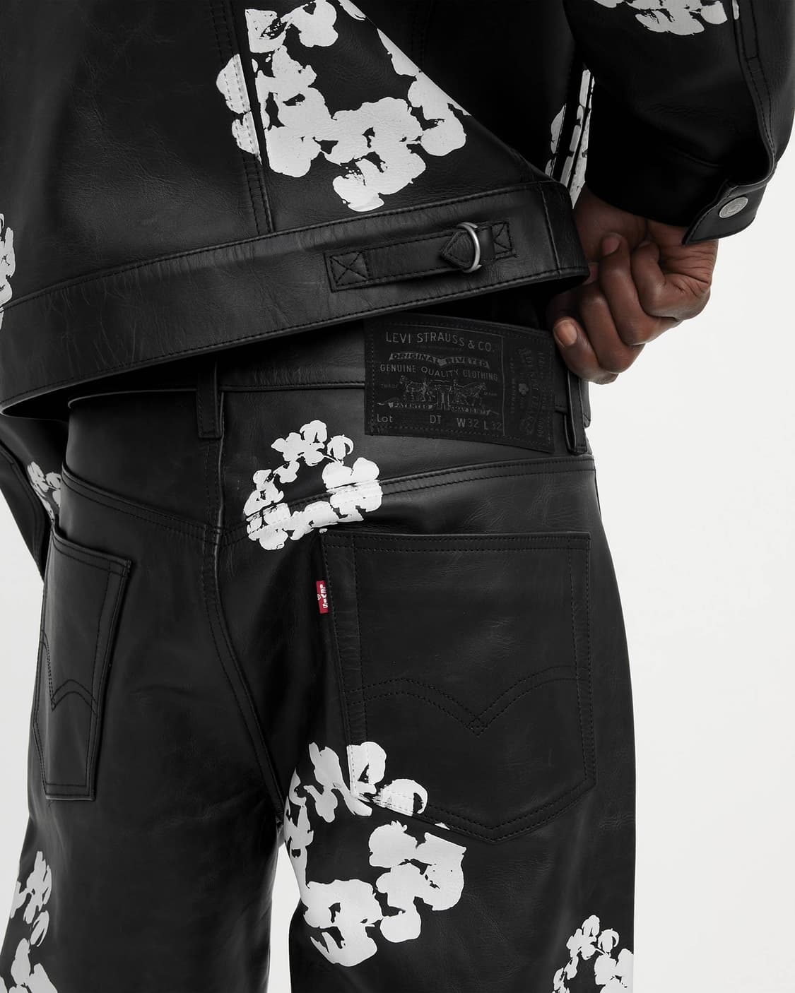 Denim Tears X Levi’s leather pants 상품이미지4