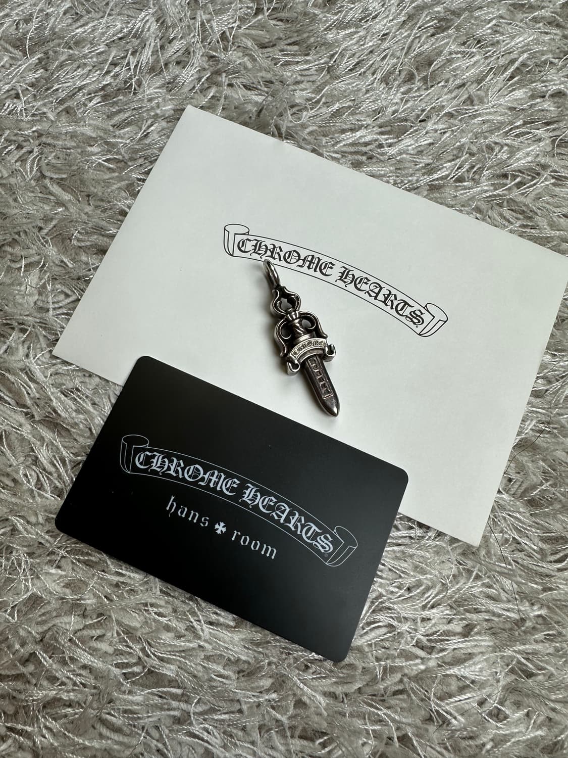 [OS] 정품 크롬하츠 더블대거 펜던트 상품이미지1