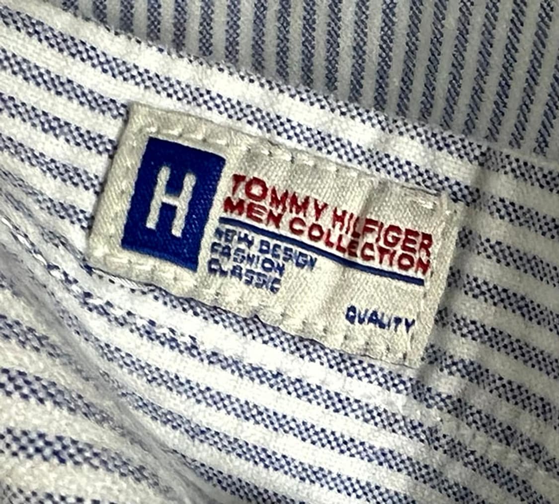타미힐피거 남자 옥스포드셔츠 스트라이프 춘추 캐주얼 긴팔남방 L 100 상품이미지5