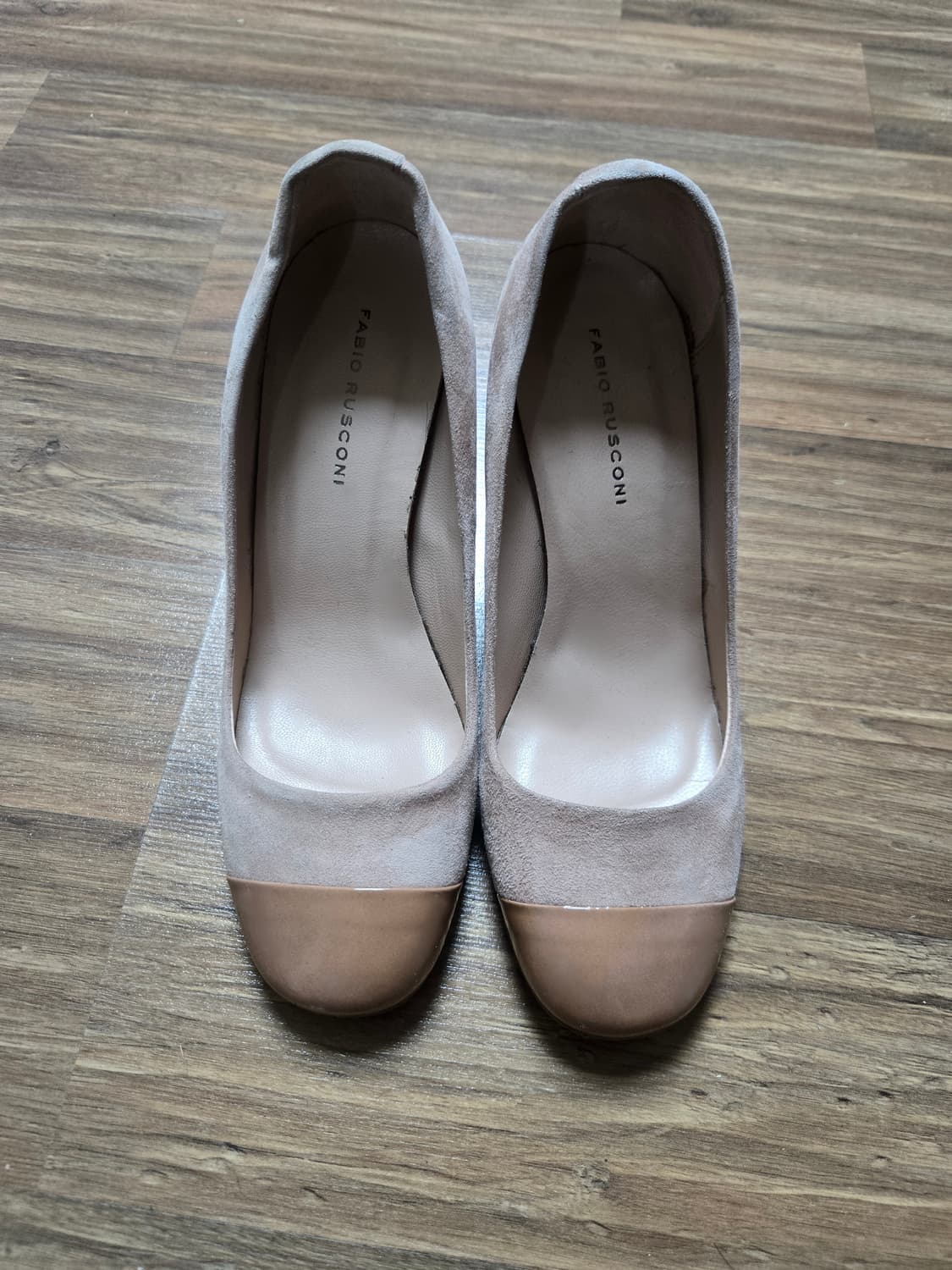 이태리 파비오 루스코니 베이지 스웨이드 힐 230 상품이미지1