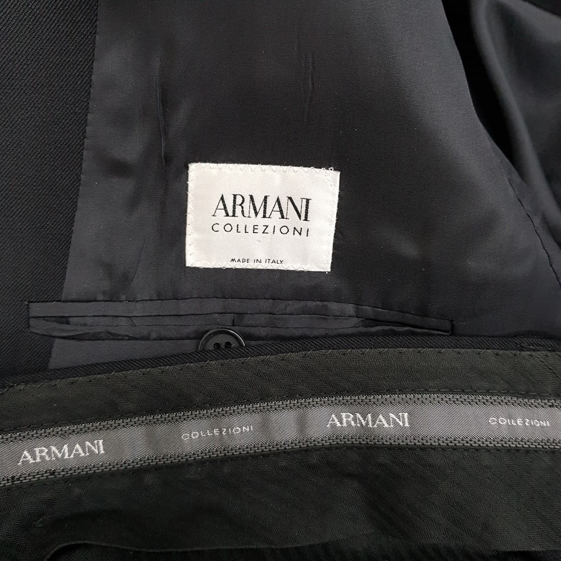 아르마니 꼴레지오니 남성 클래식 수트 셋업 52사이즈 상품이미지7