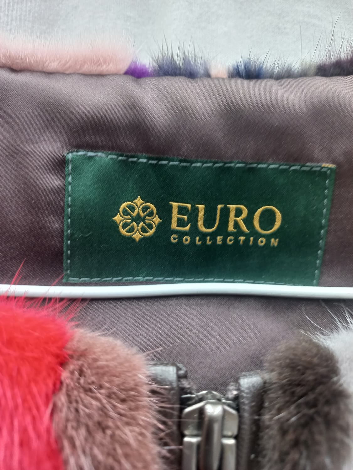 유로컬렉션 밍크 배색 베스트 (여 100) 상품이미지4