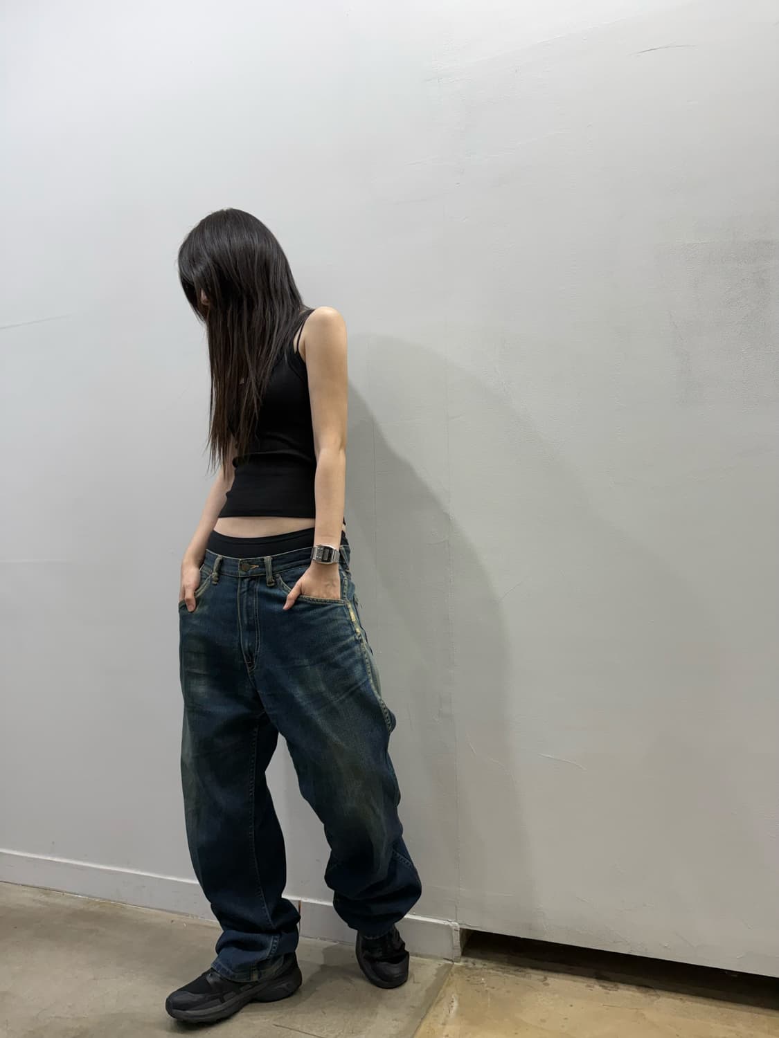 올드 베이프 그런지 데님팬츠 상품이미지5