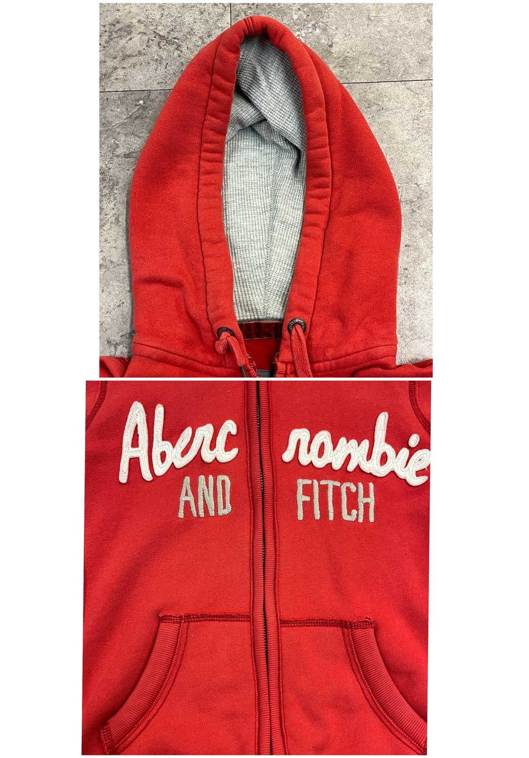 아베크롬비 투웨이 후드집업 코랄 S #csz3598 상품이미지6