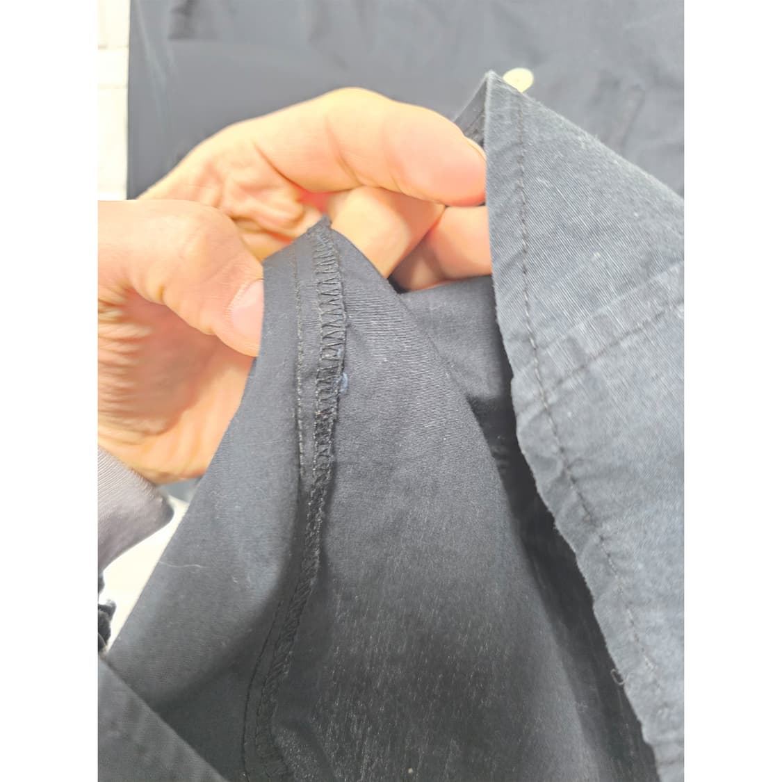 택포_ Kris Van Assche 블랙 셔츠 M 상품이미지3