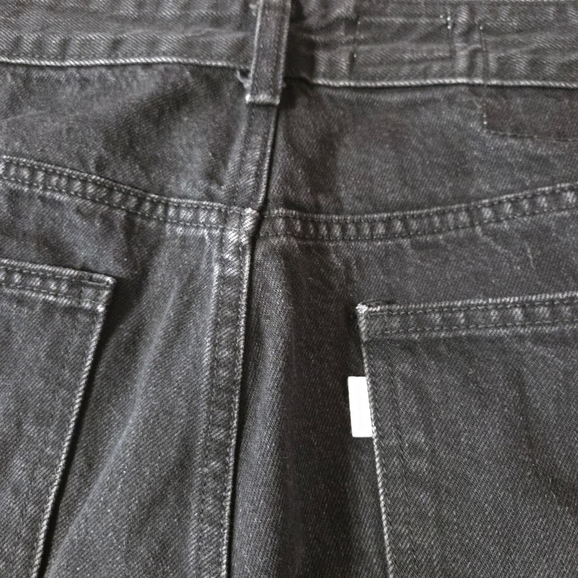 유스 흑청 블랙 데님 팬츠 30-31인치 상품이미지7