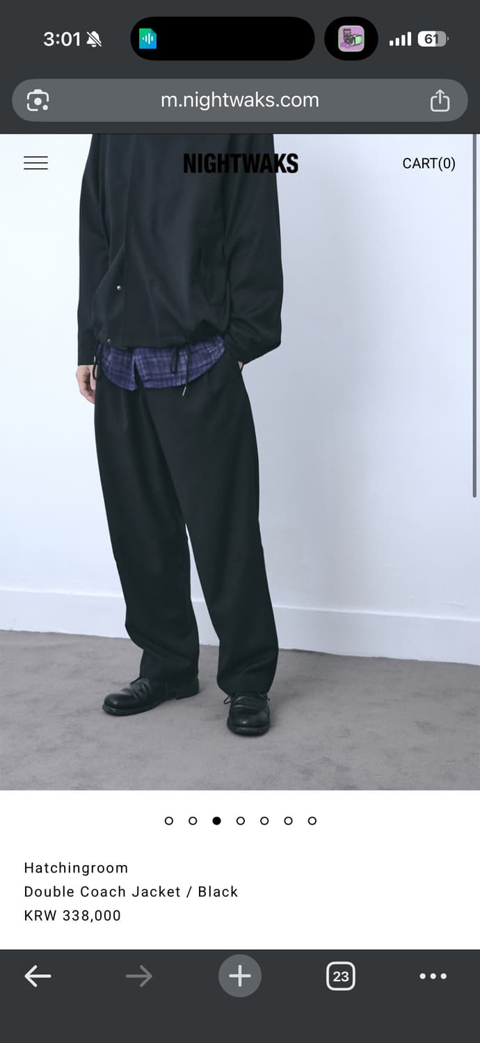 해칭룸 더블 코치 자켓 [3] 상품이미지2