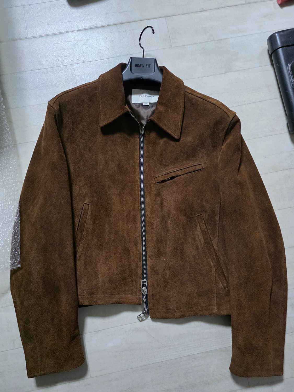 토니웩 디트로이트 카우하이드 스웨이드 자켓 L 상품이미지1