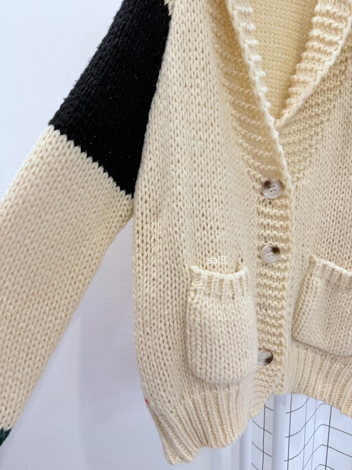 Kyo 쿄 더블로고 니트 가디건 상품이미지4