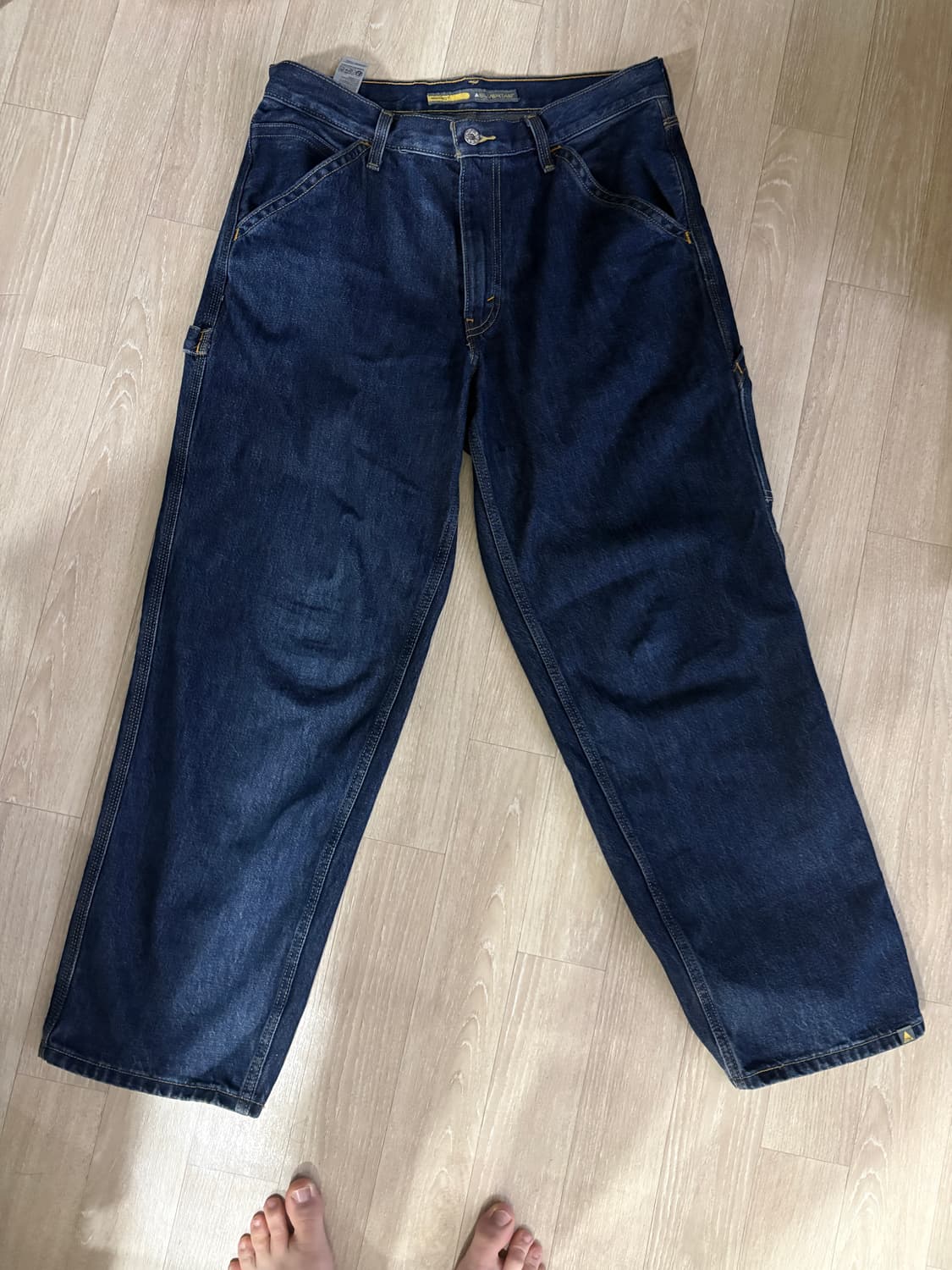 리바이스 실버탭 배기 카펜터 진 다크인디고 W32 L32 상품이미지1