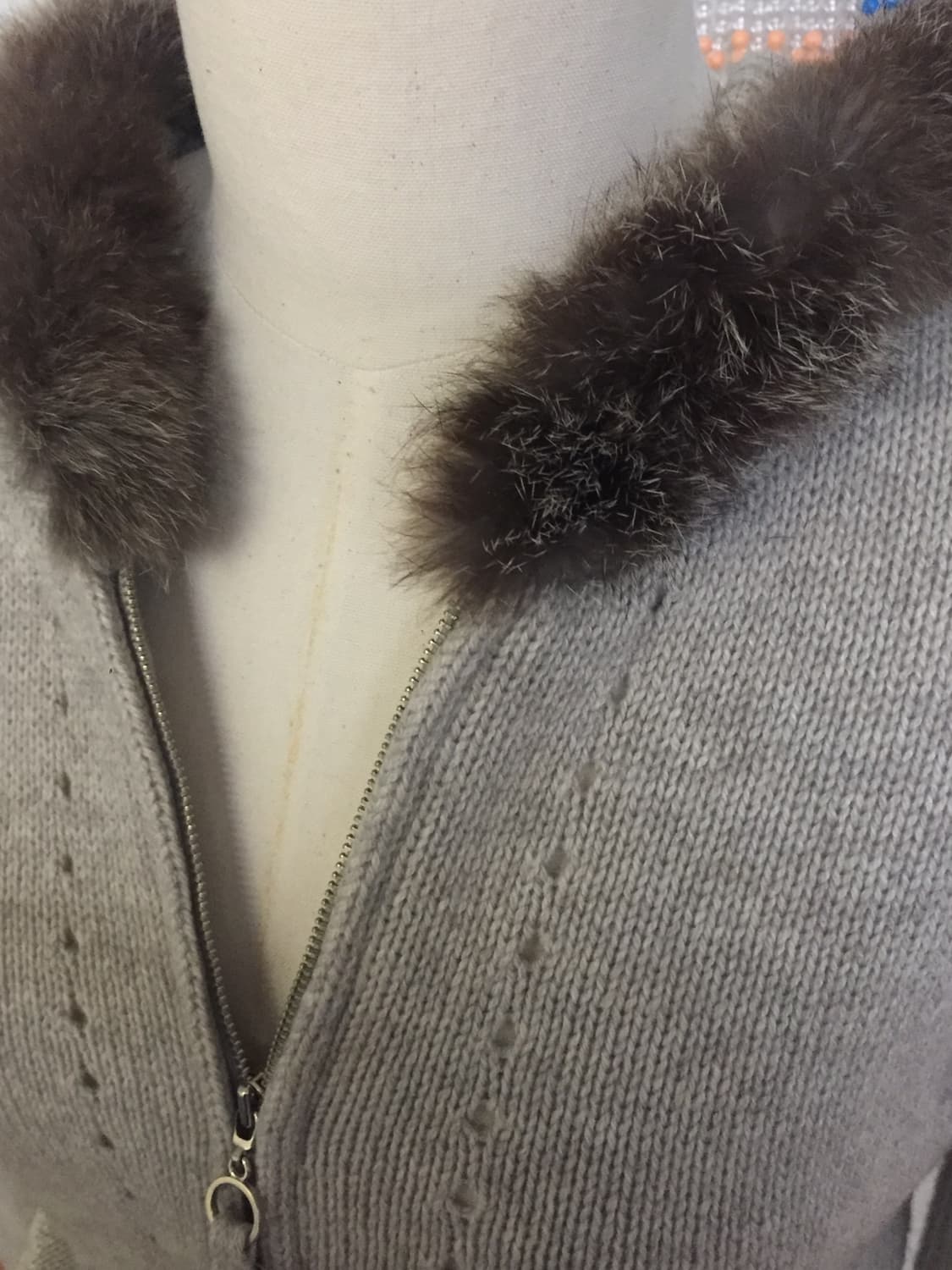 갸루 Y2K 퍼 집업 후드집업 상품이미지3