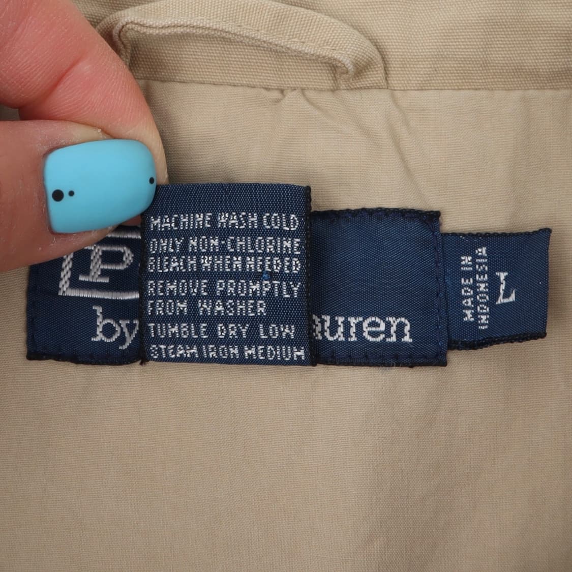 폴로 랄프로렌 베이지 코튼 워크 자켓 상품이미지9