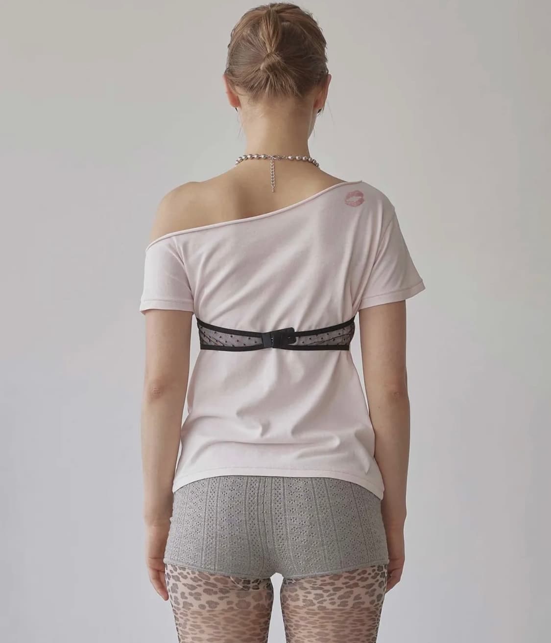 스컬프터 Hook Me Up Layered Tee Pale Pink 상품이미지2