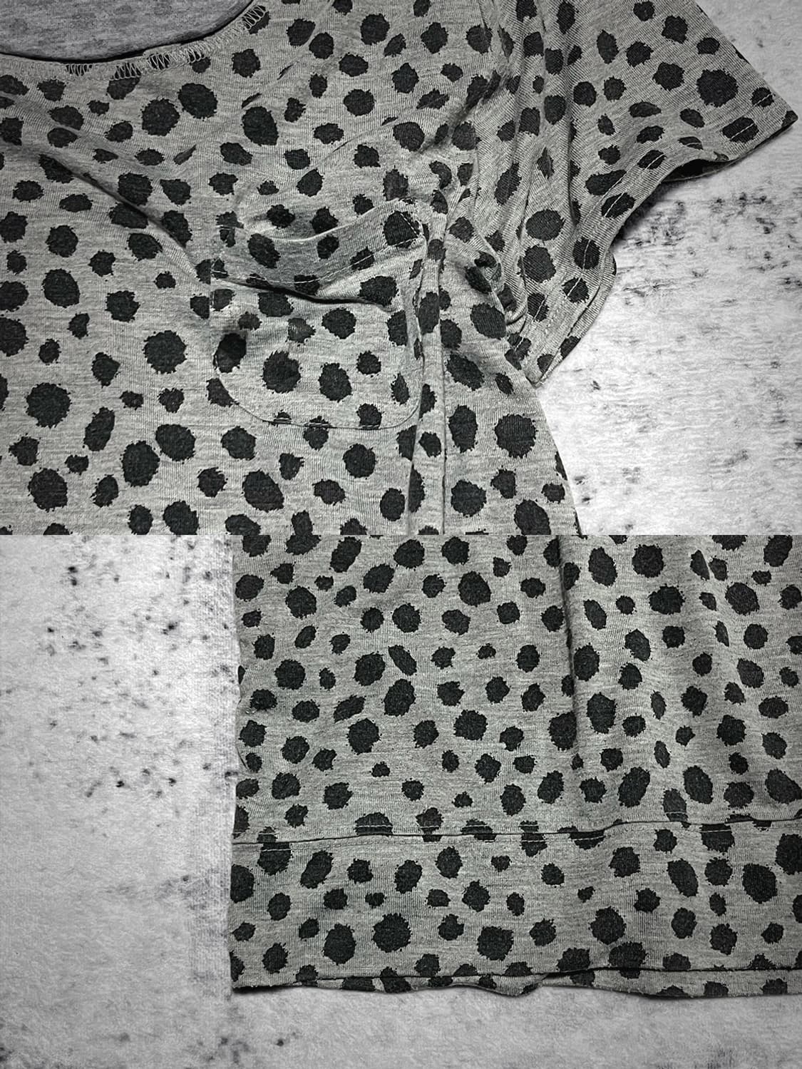 (ryu ryu) y2k grunge dot t  상품이미지3