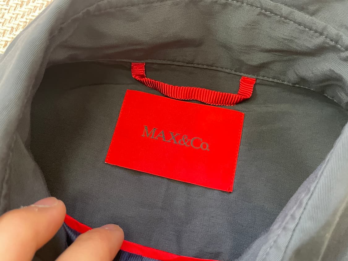 막스앤코 더블브레스트 미니멀 트렌치 코트 상품이미지4