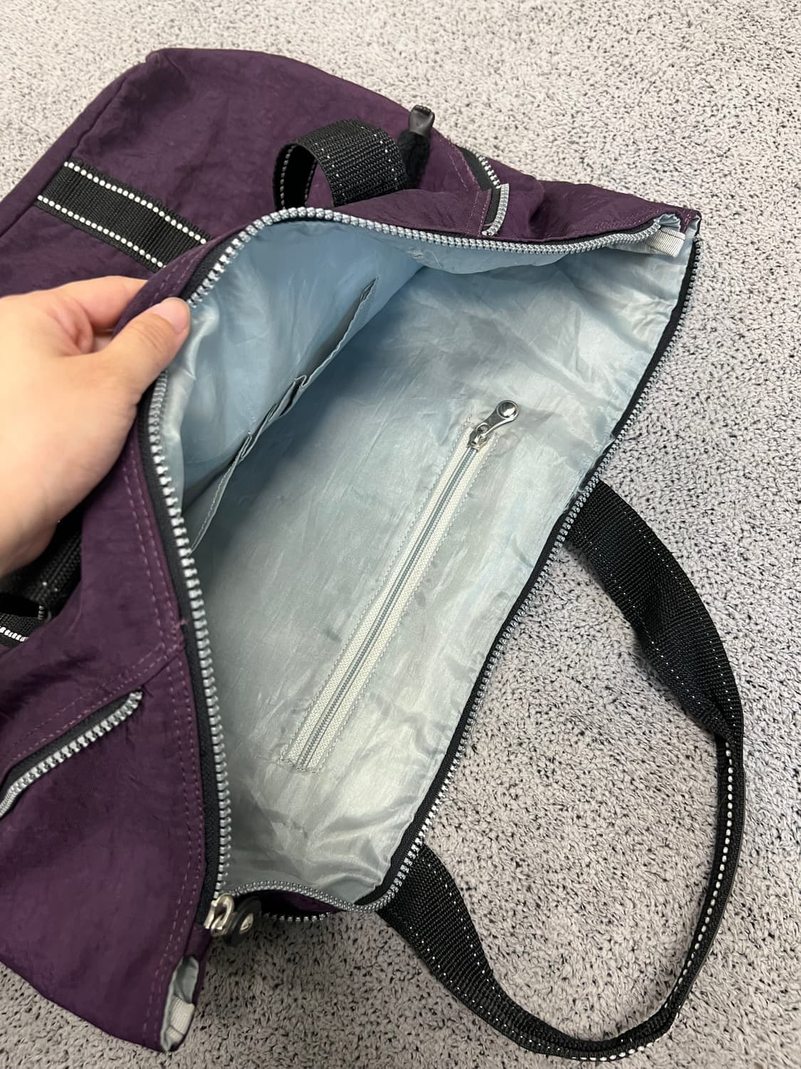 (OS) 키플링 숄더백/토트백 퍼플 상품이미지4