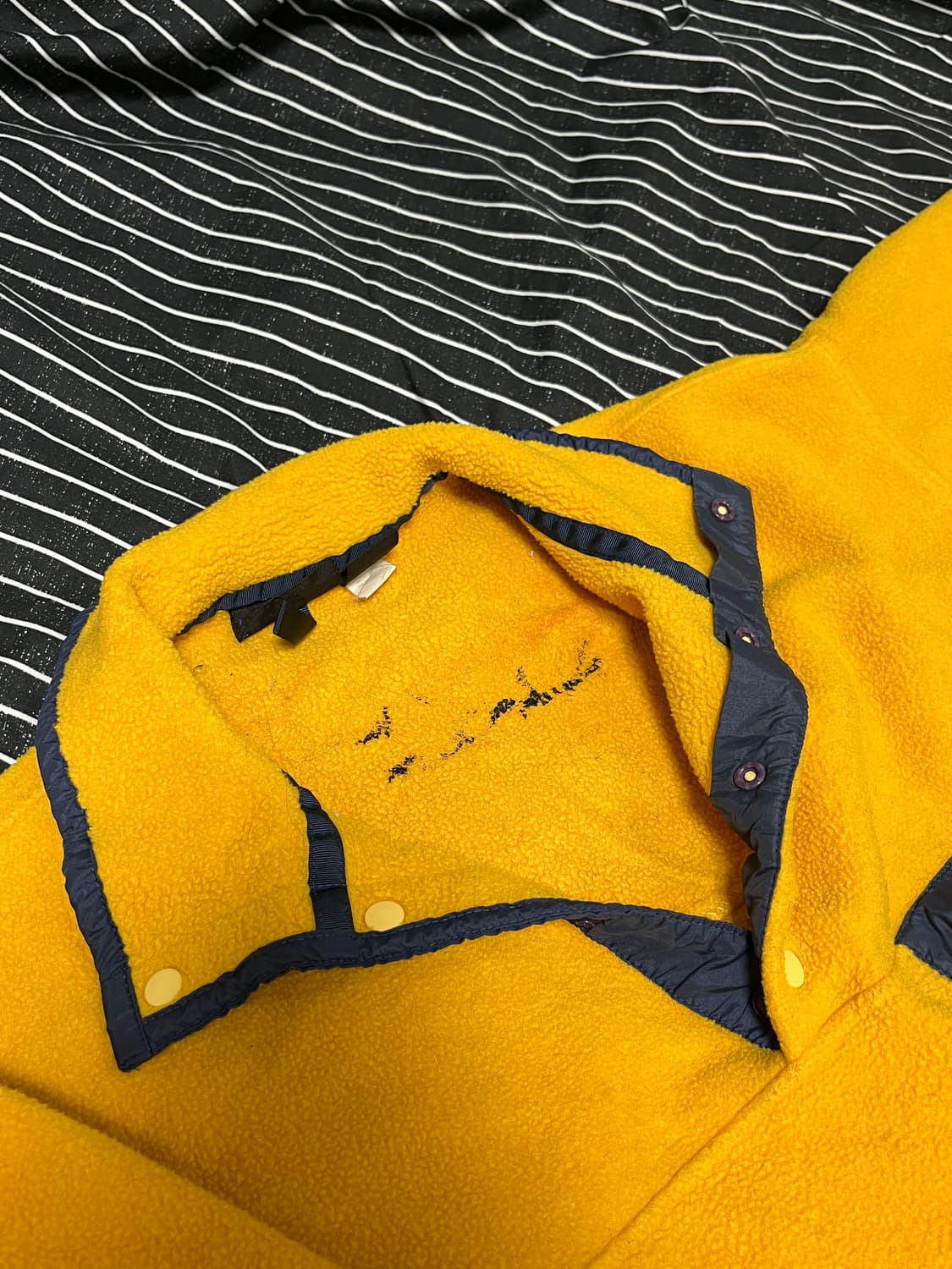 90s USA 파타고니아 신칠라 후리스 L 옐로우 상품이미지5