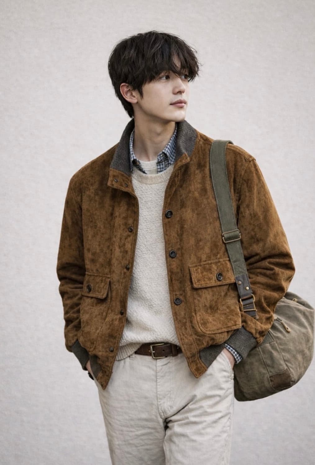 자라(ZARA) 웨스턴 스웨이드 A-1 자켓(100~105) 상품이미지1