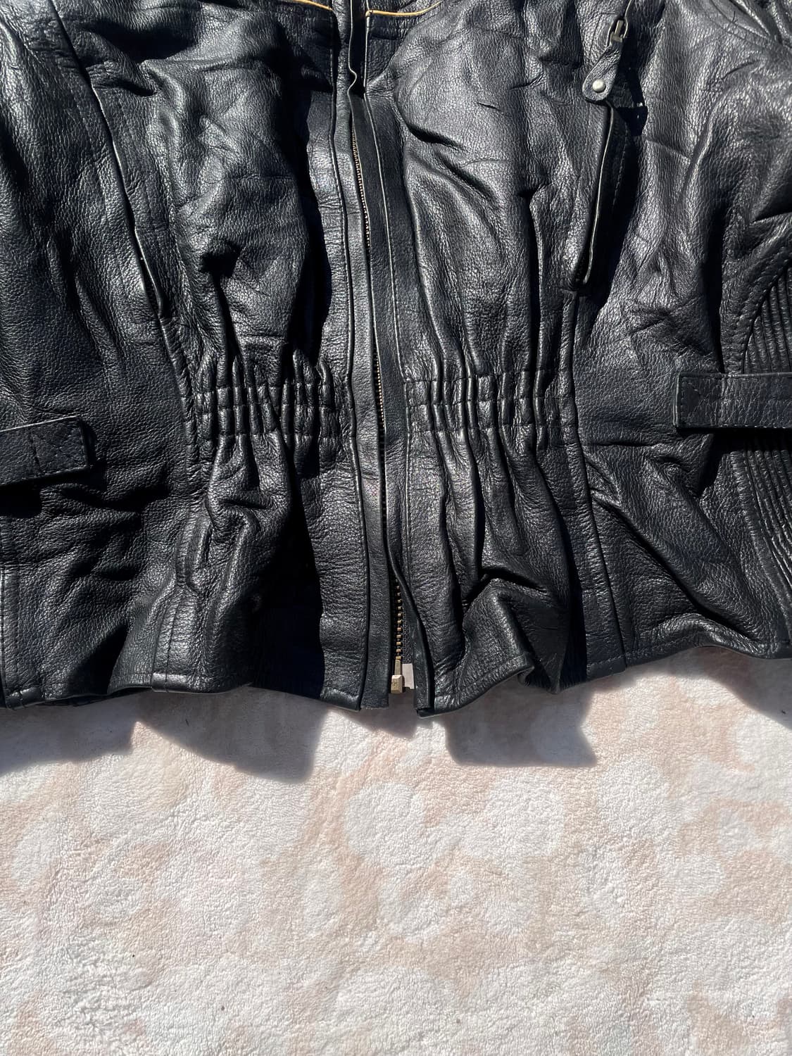빈티지 리얼레더 바이커자켓  상품이미지5